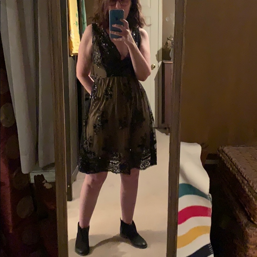 Sequinned dress